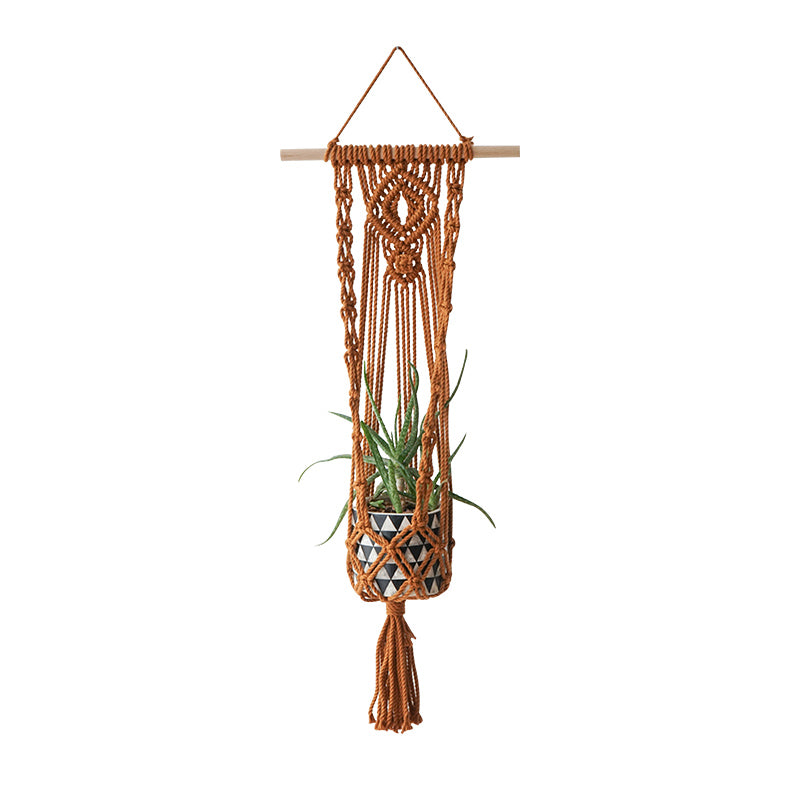 Hand made hanging basket tapestry