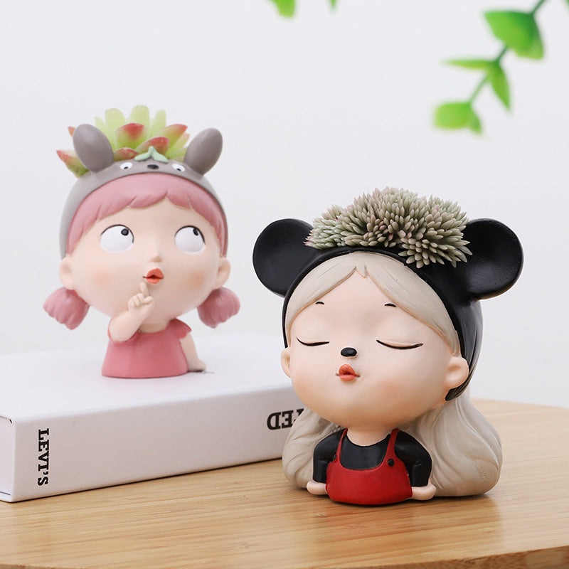 Cute Cartoon Character Flowerpot!