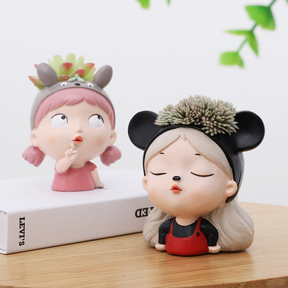 Cute Cartoon Character Flowerpot!