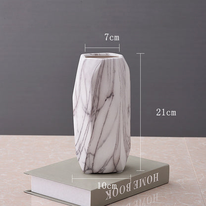 Set of Stone pattern geometric flowerpot!