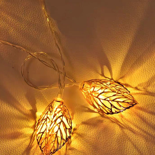 Iron leaf light string!