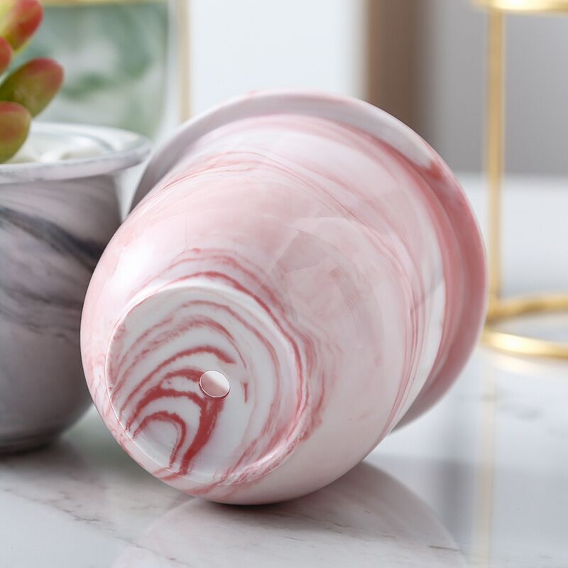 Marble pattern flowerpot!