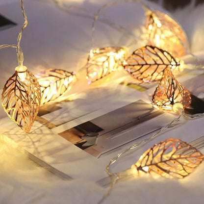 Iron leaf light string!