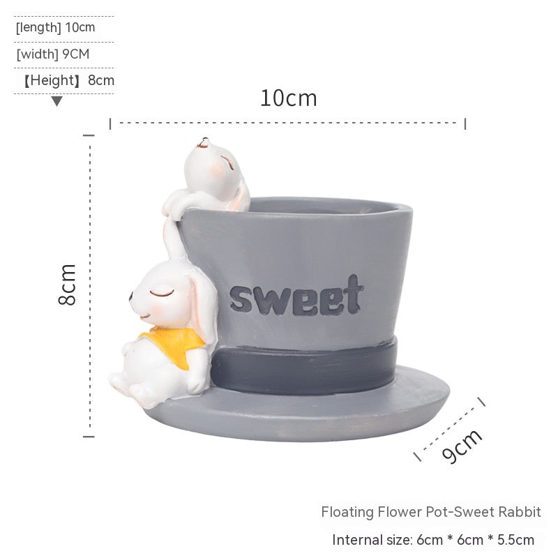 Creative Home Desktop Decorative Succulent Flower Pot