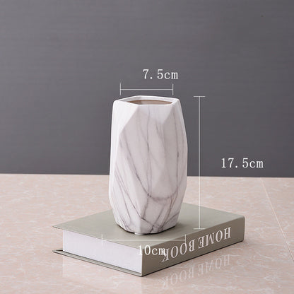 Set of Stone pattern geometric flowerpot!