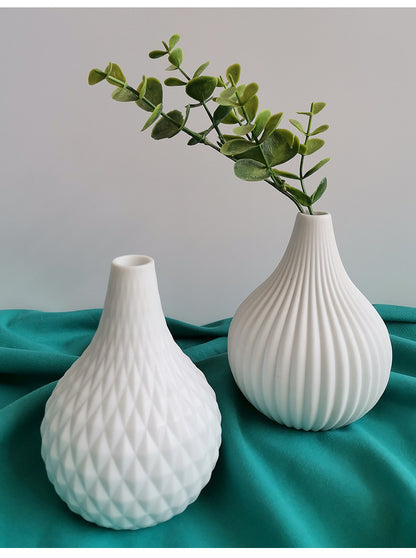 Simple White Porcelain Vase!