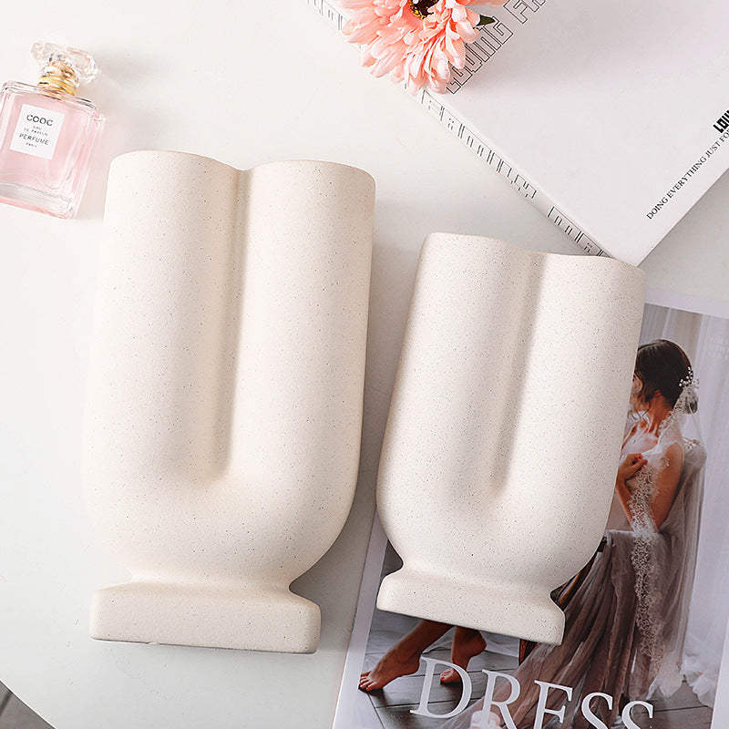 Creative Frosted Ceramic Vase!