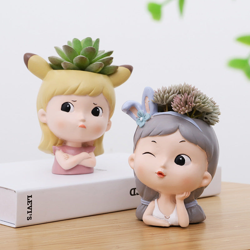 Cute Cartoon Character Flowerpot!